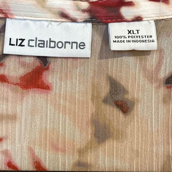 Womens Liz Claiborne blouse long sleeves size XLT - Picture 3 of 6